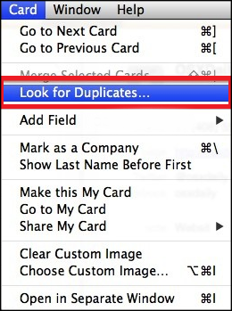 How to Find and Merge Duplicate Contacts on macOS.